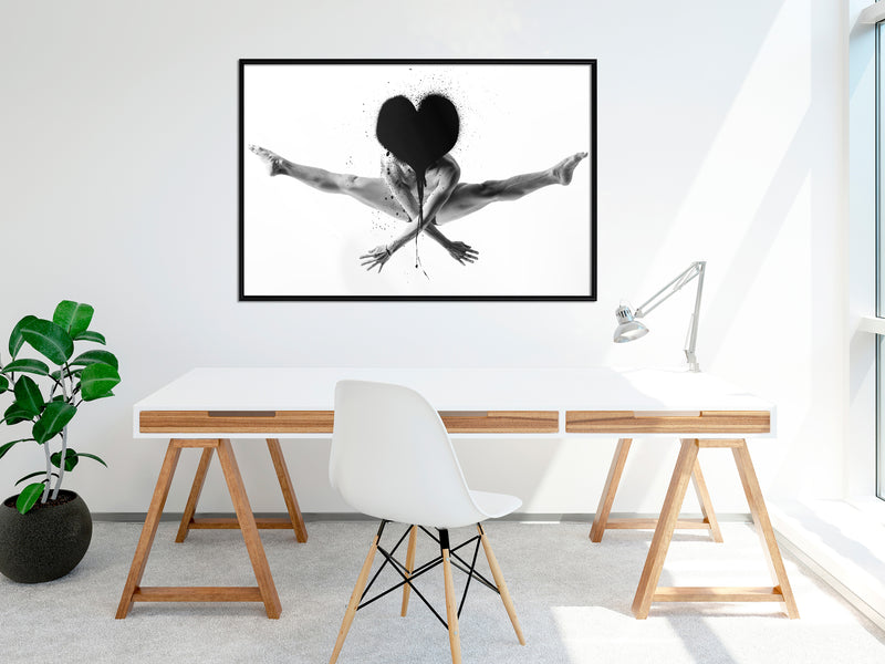 Poster - Splits in the Air  - zwart