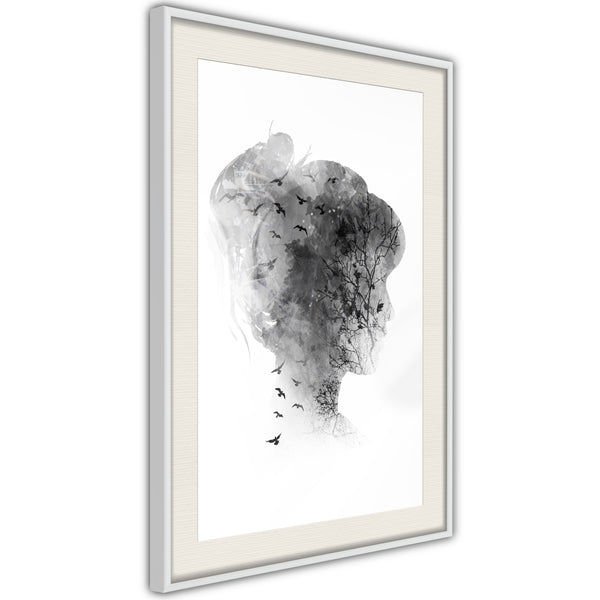 Poster - Head Full of Dreams  - wit passepartout
