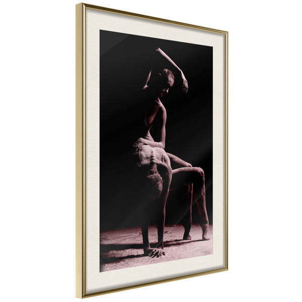 Poster - Contemporary Dance  - goud passepartout