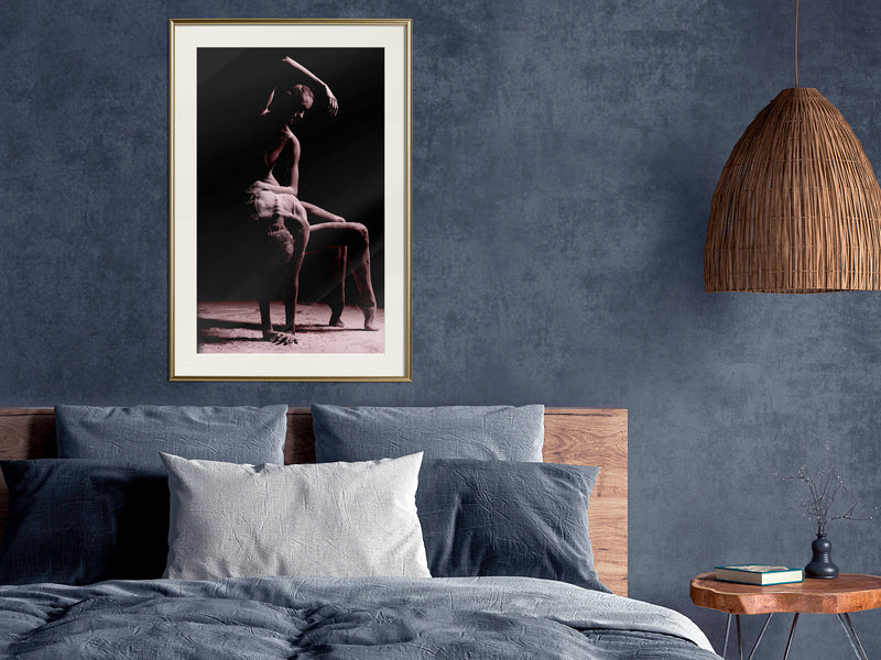 Poster - Contemporary Dance  - goud passepartout