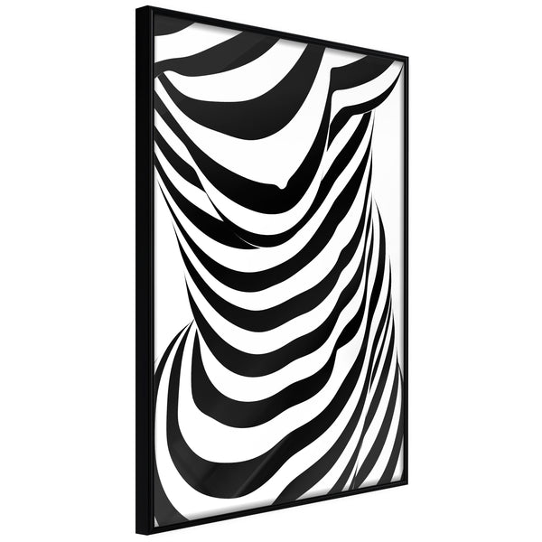 Poster - Bodypainting   - zwart