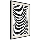 Poster - Bodypainting   - zwart passepartout