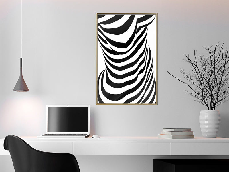 Poster - Bodypainting   - goud