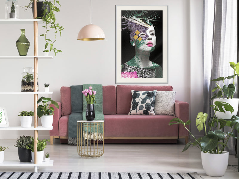 Poster - Modern Beauty  - wit passepartout