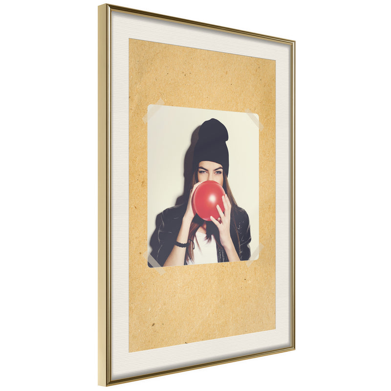 Poster - Preparing for the Party  - goud passepartout