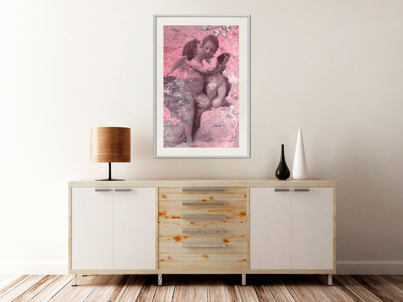 Poster - Innocent Love  - wit passepartout