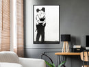 Poster - Banksy: Kissing Coppers II  - zwart