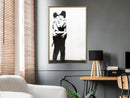 Poster - Banksy: Kissing Coppers II  - goud