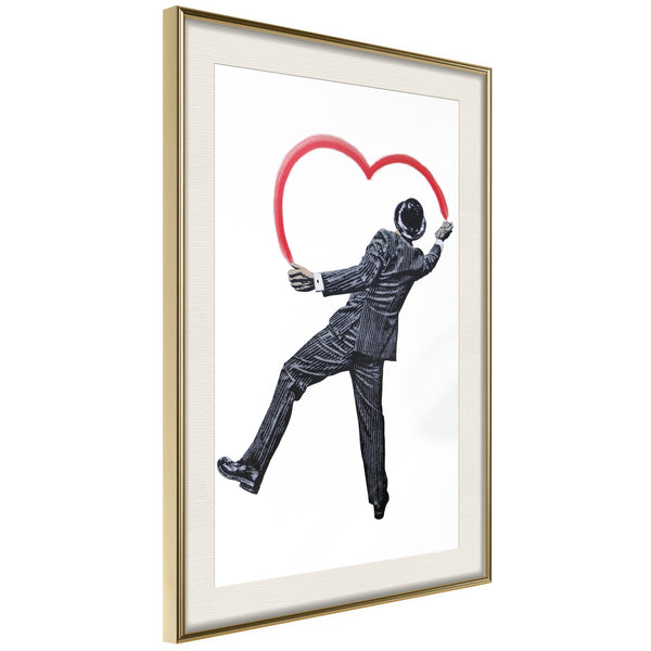 Poster - Vandal Heart  - goud passepartout