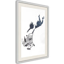 Poster - Banksy: Shop Until You Drop  - wit passepartout