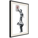 Poster - Banksy: Graffiti Is a Crime  - zwart passepartout