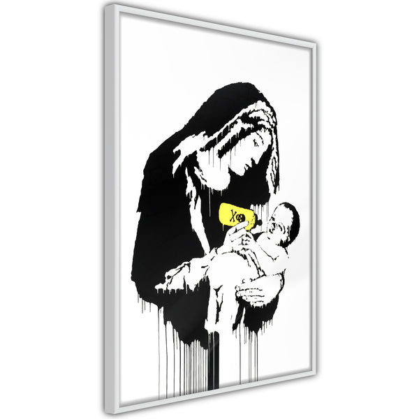 Poster - Banksy: Toxic Mary  - wit