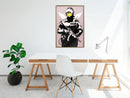 Poster - Banksy: Flying Copper  - goud