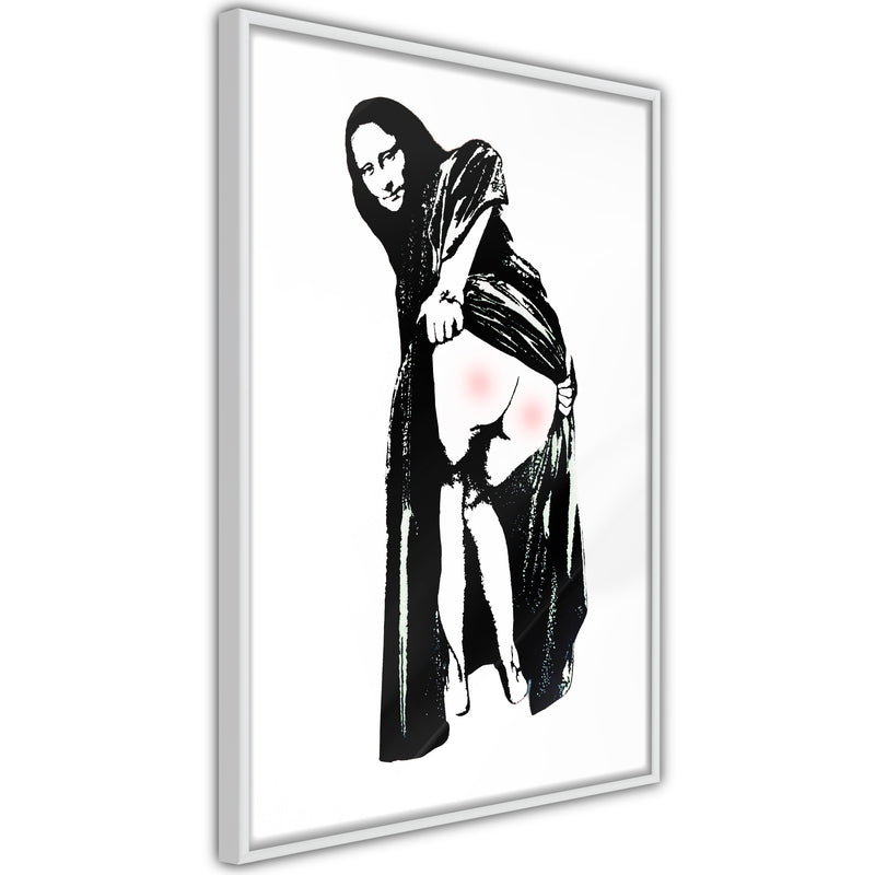 Poster - Moona Lisa  - wit