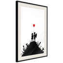 Poster - Banksy: Kids on Guns  - zwart passepartout