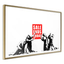 Poster - Banksy: Sale Ends  - goud
