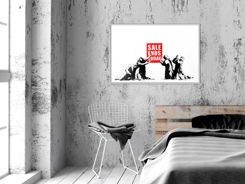 Poster - Banksy: Sale Ends  - wit