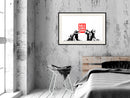 Poster - Banksy: Sale Ends  - zwart passepartout