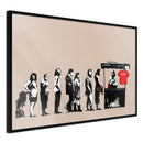 Poster - Banksy: Festival  - zwart