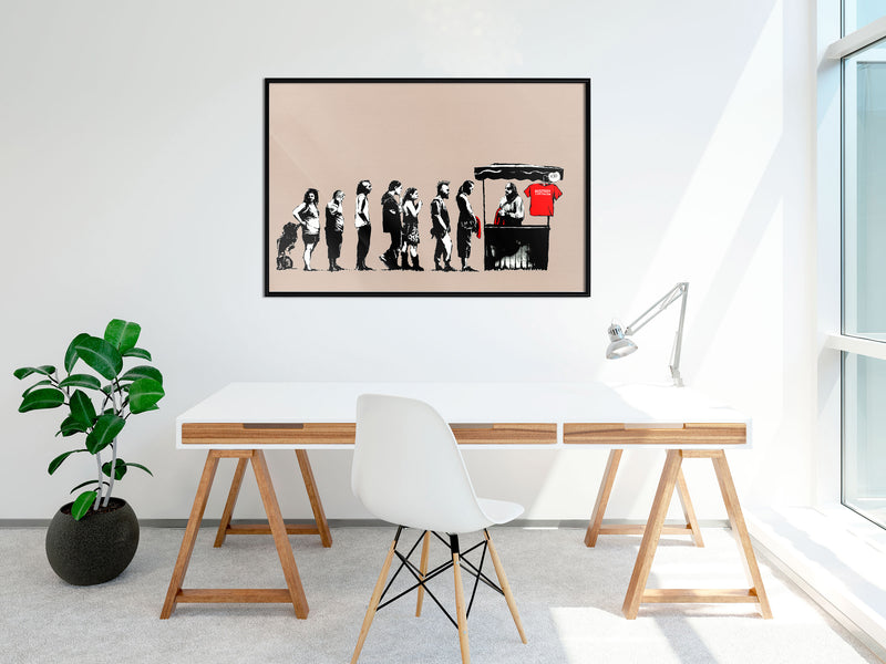 Poster - Banksy: Festival  - zwart