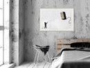 Poster - Banksy: Fridge Kite  - wit passepartout