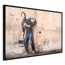 Poster - Banksy: The Son of a Migrant from Syria  - zwart