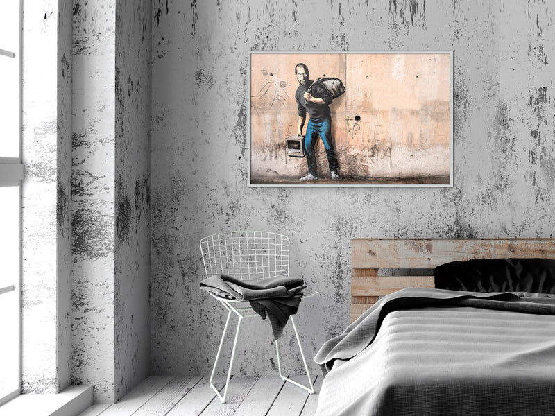 Poster - Banksy: The Son of a Migrant from Syria  - wit