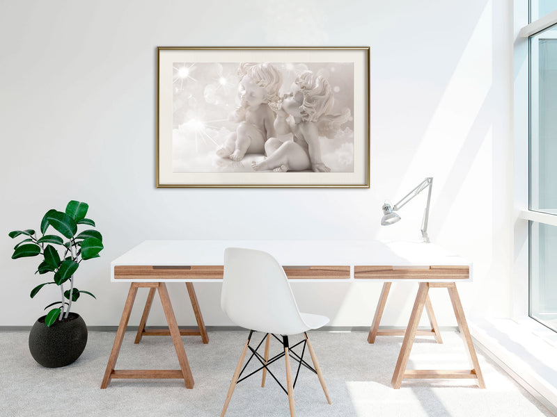 Poster - Innocence  - goud passepartout