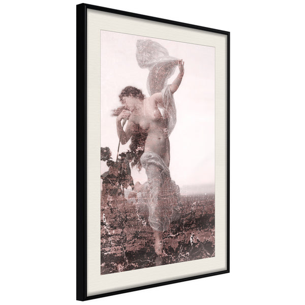 Poster - Dancing in the Field  - zwart passepartout