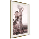 Poster - Dancing in the Field  - goud passepartout