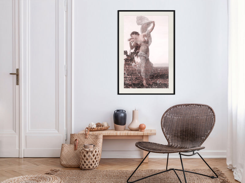 Poster - Dancing in the Field  - zwart passepartout
