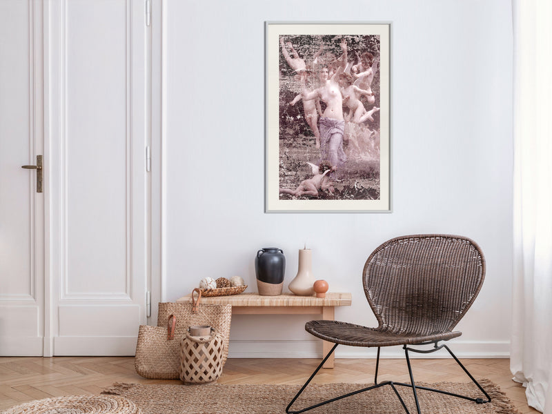 Poster - Angels in Love  - wit passepartout