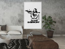 Poster - Banksy: Mona Lisa with Bazooka I  - wit