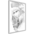 Poster - Mysterious Look (Grey)  - wit
