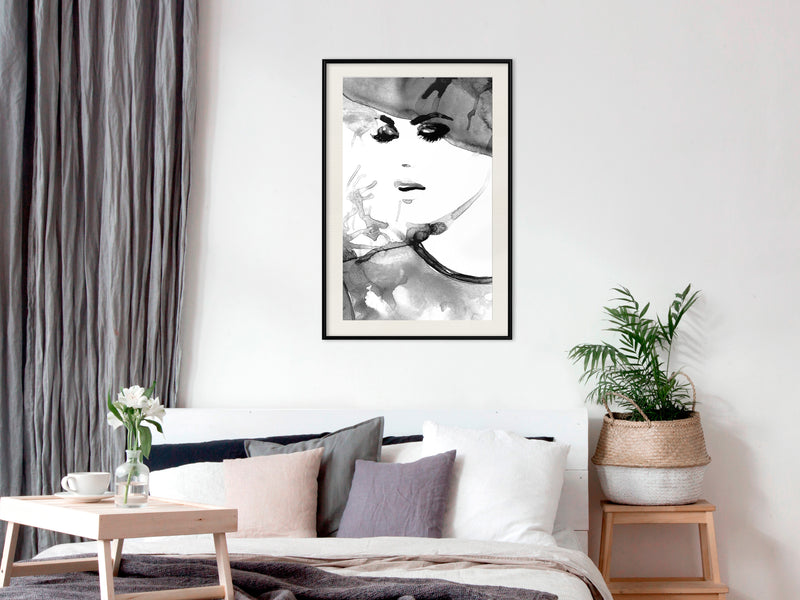 Poster - Class and Style  - zwart passepartout