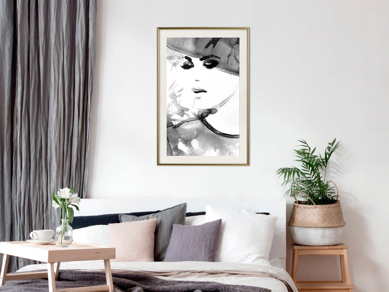 Poster - Class and Style  - goud passepartout