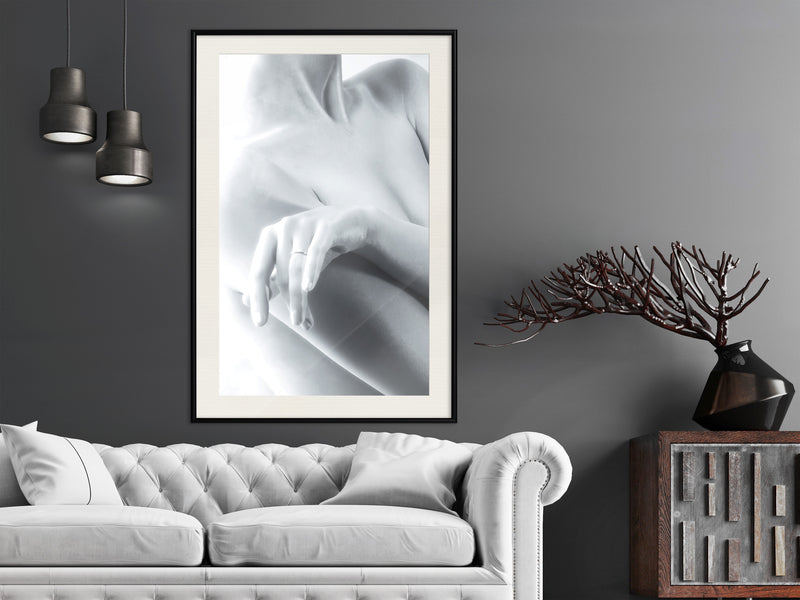 Poster - Natural Sensuality  - zwart passepartout
