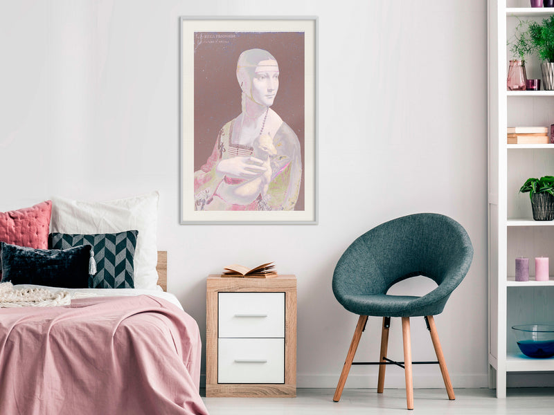 Poster - Subdued Classic  - wit passepartout