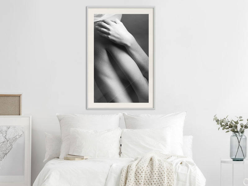 Poster - Touch  - wit passepartout