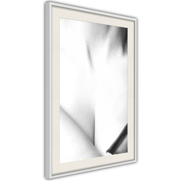 Poster - Charm  - wit passepartout