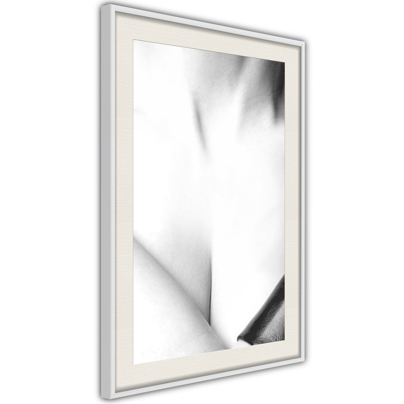 Poster - Charm  - wit passepartout