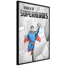 Poster - Superhero  - zwart
