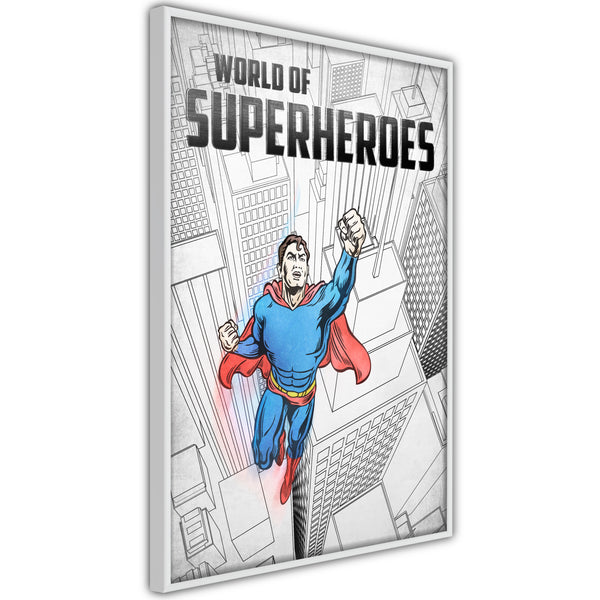 Poster - Superhero  - wit