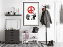 Poster - Banksy: CND Soldiers I  - zwart passepartout