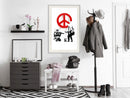 Poster - Banksy: CND Soldiers I  - wit passepartout