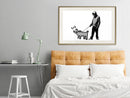 Poster - Banksy: Choose Your Weapon  - goud passepartout