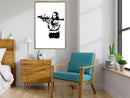 Poster - Banksy: Mona Lisa with Bazooka II  - goud