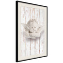 Poster - Happy Thought  - zwart passepartout