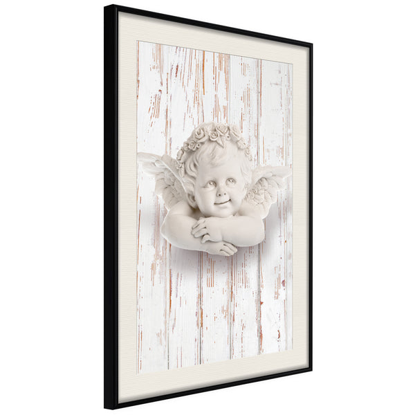 Poster - Happy Thought  - zwart passepartout