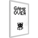 Poster - Game Over  - wit